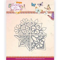Dies - Jeanines Art - Perfect Butterfly Flowers - 4-in-1 Corner